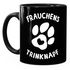 Kaffee-Tasse Spruch Frauchens Trinknapf Hundepfote-Motiv Becher Bürotasse Tasse Hundeliebhaber MoonWorks®preview