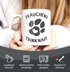Kaffee-Tasse Spruch Frauchens Trinknapf Hundepfote-Motiv Becher Bürotasse Tasse Hundeliebhaber MoonWorks®preview