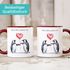 Kaffee-Tasse Spruch Geschenk Liebe Mein Herz gehört Dir Luftballon Geschenkidee Mann Frau Valentinstag SpecialMe®preview
