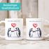 Kaffee-Tasse Spruch Geschenk Liebe Mein Herz gehört Dir Luftballon Geschenkidee Mann Frau Valentinstag SpecialMe®preview
