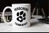 Kaffee-Tasse Spruch Herrchens Trinknapf Hundepfote-Motiv Becher Bürotasse Tasse Hunde-Liebhaber MoonWorks®preview