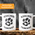 Kaffee-Tasse Spruch Herrchens Trinknapf Hundepfote-Motiv Becher Bürotasse Tasse Hunde-Liebhaber MoonWorks®preview
