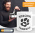 Kaffee-Tasse Spruch Herrchens Trinknapf Hundepfote-Motiv Becher Bürotasse Tasse Hunde-Liebhaber MoonWorks®preview
