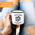 Kaffee-Tasse Spruch Herrchens Trinknapf Hundepfote-Motiv Becher Bürotasse Tasse Hundeliebhaber MoonWorks®preview