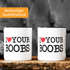 Kaffee-Tasse Spruch I love my Penis/Pimmel Boobs I love your Boobs/Penis Bürotasse lustige ironische Kaffeebecher MoonWorks®preview