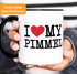 Kaffee-Tasse Spruch I love my Penis/Pimmel Boobs I love your Boobs/Penis Bürotasse lustige ironische Kaffeebecher MoonWorks®preview