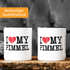 Kaffee-Tasse Spruch I love my Penis/Pimmel Boobs I love your Boobs/Penis Bürotasse lustige ironische Kaffeebecher MoonWorks®preview