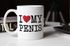 Kaffee-Tasse Spruch I love my Penis/Pimmel Boobs I love your Boobs/Penis Bürotasse lustige ironische Kaffeebecher MoonWorks®preview