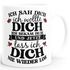 Kaffee-Tasse Spruch Liebe Ich sah dich und jetzt lass ich dich nie wieder los Geschenkidee Partner Verliebte Moonworks®preview