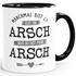 Kaffee-Tasse Spruch Manchmal bist du echt ein Arsch Geschenk Liebe Liebeserklärung ironisch Moonworks®preview