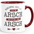 Kaffee-Tasse Spruch Manchmal bist du echt ein Arsch Geschenk Liebe Liebeserklärung ironisch Moonworks®preview