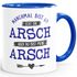 Kaffee-Tasse Spruch Manchmal bist du echt ein Arsch Geschenk Liebe Liebeserklärung ironisch Moonworks®preview
