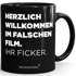 Kaffee-Tasse Spruch Schwarzer Humor Arbeit Job Bürotasse demotivierender Kaffeebecher Arbeitskollegen MoonWorks®preview