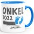 Kaffee-Tasse {style_variation} 2022 loading Geschenk-Tasse für werdend{e_en_t_{style_variation}} {style_variation} Schwangerschaft Geburt Baby Tee-Tasse MoonWorks®preview