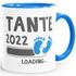 Kaffee-Tasse {style_variation} 2022 loading Geschenk-Tasse für werdend{e_en_t_{style_variation}} {style_variation} Schwangerschaft Geburt Baby Tee-Tasse MoonWorks®preview
