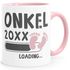 Kaffee-Tasse {style_variation} Jahreszahl loading Geschenk-Tasse für werdend{e_en_t_{style_variation}} {style_variation} Schwangerschaft Geburt Baby Tee-Tasse MoonWorks®preview