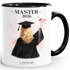 Kaffee-Tasse {variation3} 2026 Geschenk Abschluss für Frauen - Geschenkidee Absolventin personalisiert mit Name und Figur Keramikbecher SpecialMe® preview