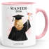 Kaffee-Tasse {variation3} 2026 Geschenk Abschluss für Frauen - Geschenkidee Absolventin personalisiert mit Name und Figur Keramikbecher SpecialMe® preview