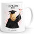 Kaffee-Tasse {variation3} 2026 Geschenk Abschluss für Frauen - Geschenkidee Absolventin personalisiert mit Name und Figur Keramikbecher SpecialMe® preview