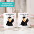 Kaffee-Tasse {variation3} 2026 Geschenk Abschluss für Frauen - Geschenkidee Absolventin personalisiert mit Name und Figur Keramikbecher SpecialMe® preview