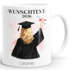 Kaffee-Tasse {variation3} 2026 Geschenk Abschluss für Frauen - Geschenkidee Absolventin personalisiert mit Name und Figur Keramikbecher SpecialMe® preview