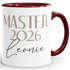 Kaffee-Tasse {variation3} Abschluss 2026 Geschenk personalisiert Name  Namenstasse Absolventen Keramik SpecialMe®preview