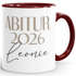 Kaffee-Tasse {variation3} Abschluss 2026 Geschenk personalisiert Name  Namenstasse Absolventen Keramik SpecialMe®preview