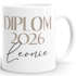 Kaffee-Tasse {variation3} Abschluss 2026 Geschenk personalisiert Name  Namenstasse Absolventen Keramik SpecialMe®preview