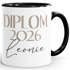 Kaffee-Tasse {variation3} Abschluss 2026 Geschenk personalisiert Name  Namenstasse Absolventen Keramik SpecialMe®preview
