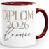 Kaffee-Tasse {variation3} Abschluss 2026 Geschenk personalisiert Name  Namenstasse Absolventen Keramik SpecialMe®preview