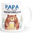 Kaffee-Tasse Vatertag lustig Geschenk für Papa von Kind Du bist unentbärlich Spruch Bär SpecialMe®preview