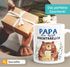 Kaffee-Tasse Vatertag lustig Geschenk für Papa von Kind Du bist unentbärlich Spruch Bär SpecialMe®preview