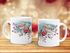 Kaffee-Tasse Vogel Rotkehlchen Blumen Misteln Watercolor Bird Weihnachten Christmas Autiga®preview
