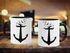 Kaffee-Tasse Vogelanker II Anchor Birds Tasse mit Innenfarbe Autiga®preview