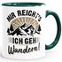 Kaffee-Tasse Wanderer Mir reichts ich geh wandern Geschenke für Wanderfreunde Outdoor Moonworks®preview