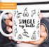 Kaffee-Tasse Weihnachten lustig Spruch Jingle my Balls Penis-Muster Pimmel Doodle witzige Weihnachtsgeschenke Moonworks®preview