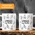 Kaffee-Tasse Weihnachten lustig Spruch Jingle my Balls Penis-Muster Pimmel Doodle witzige Weihnachtsgeschenke Moonworks®preview