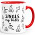 Kaffee-Tasse Weihnachten lustig Spruch Jingle my Balls Penis-Muster Pimmel Doodle witzige Weihnachtsgeschenke MoonWorks®preview