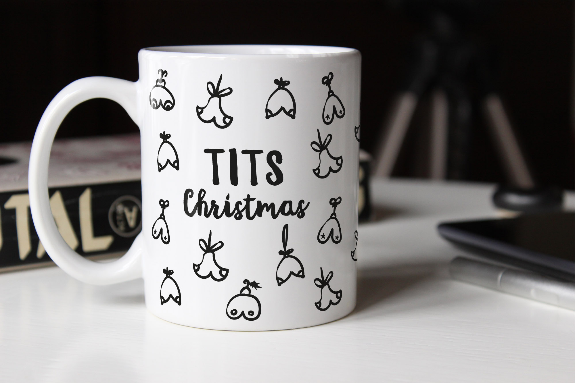 Tasse Sprüche Lustig Titten Brüste Büro Geburtstag Geschenk 30 40 50 60 70 80