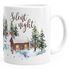 Kaffee-Tasse Weihnachten Winter Schnee Silent Night Christmas Weihnachts-Tase Kaffeetasse Teetasse Keramiktasse Autiga®preview