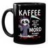 Kaffee-Tasse weil man nicht jeden Tag mit einem Mord beginnen kann Spruch Morgenmuffel Job Arbeit Bürotasse lustige Kaffeebecher MoonWorks®preview