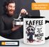 Kaffee-Tasse weil man nicht jeden Tag mit einem Mord beginnen kann Spruch Morgenmuffel Job Arbeit Bürotasse lustige Kaffeebecher MoonWorks®preview