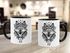 Kaffee-Tasse Wolf Atzekenmuster Boho Bohamian Atzec Animal Ethno Autiga®preview