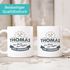 Kaffee-Tasse Wunsch-Name Der Mann, der Mytos, die Legende Vatertagsgeschenk personalisierte Geschenke Männer SpecialMe®preview