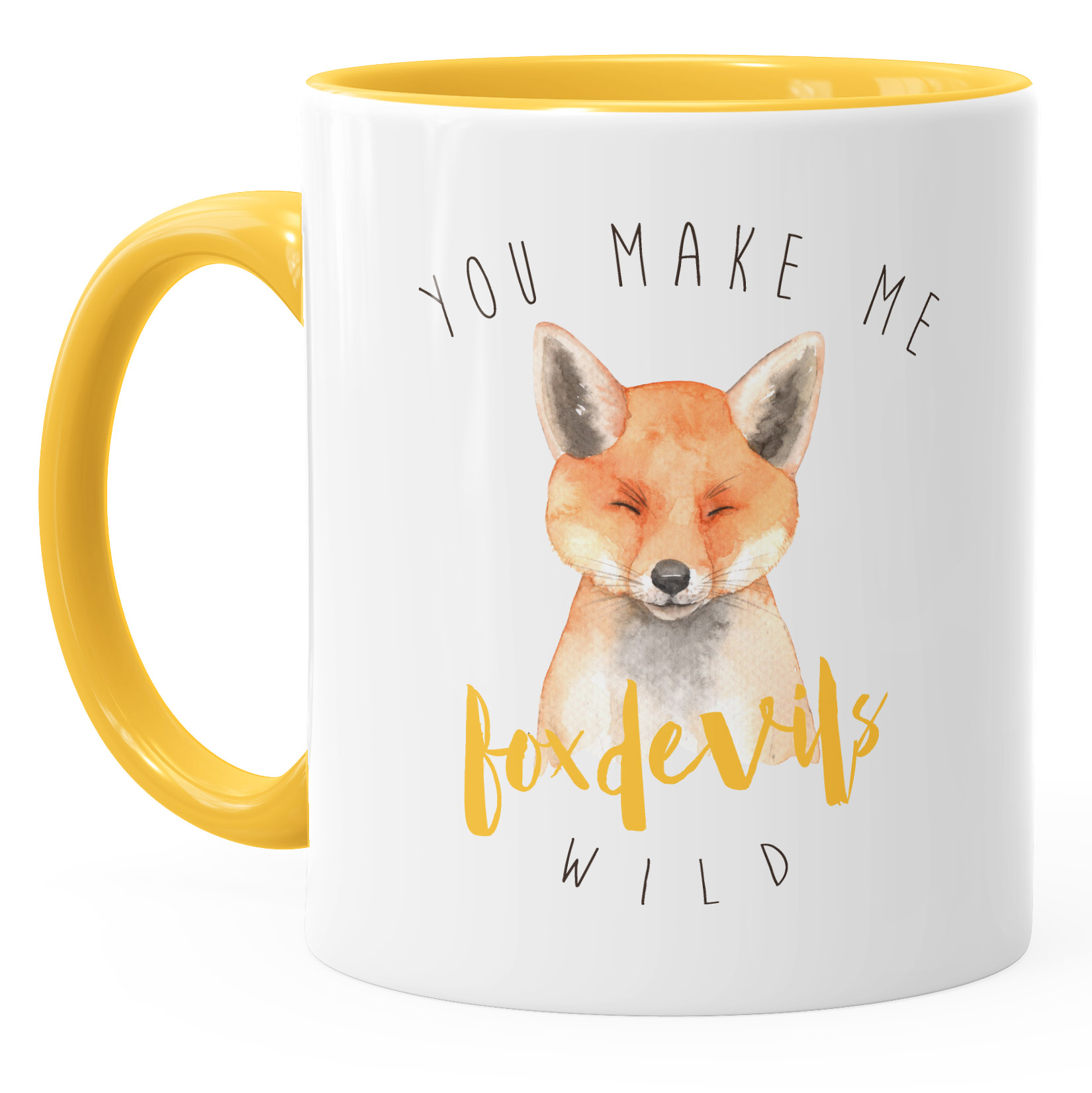 You Make Me Fox Devils Wild T-Shirt – Funny Denglisch saying in English, funny language game shirt, gift for German fans & nerds