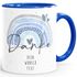 Kaffeetasse Danke Regenbogen personalisierbar Wunschtext Dankeschön-Geschenk personalisierte Geschenke SpecialMe®preview