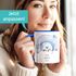 Kaffeetasse Danke Regenbogen personalisierbar Wunschtext Dankeschön-Geschenk personalisierte Geschenke SpecialMe®preview