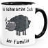 Kaffeetasse Das Schwarze Schaf der Familie MoonWorks®preview