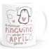 Kaffeetasse Die Schönsten Pinguine werden im {style_variation} geboren Geschenk zum Geburtstag SpecialMe®preview