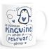 Kaffeetasse Die Schönsten Pinguine werden im {style_variation} geboren Geschenk zum Geburtstag SpecialMe®preview